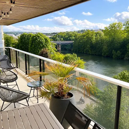 Apartament Le Nelly - 4p - Vue Seine Le Pecq